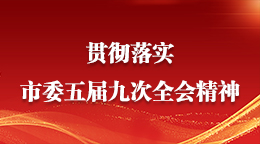 貫徹落實(shí)市委五屆九次全會(huì)精神